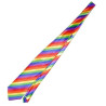 Pride Items Cravate Rainbow avec élastique 35cm